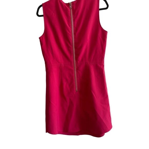 Pink Martini Sheath Pink Sleeveless Mini Dress Zipper Party Barbie Size S - Picture 2 of 6